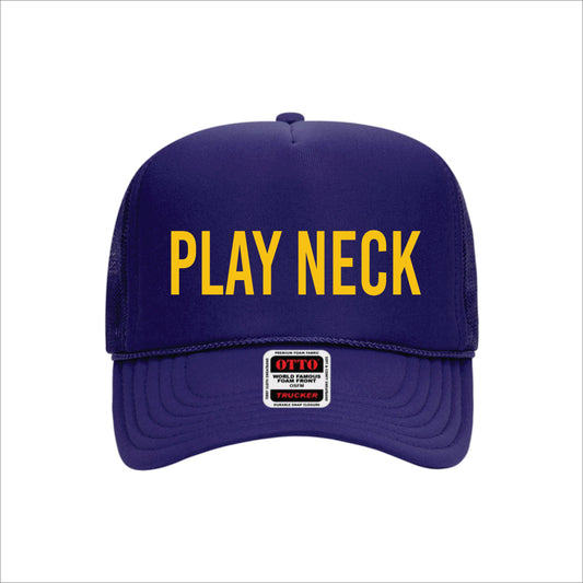 'Play Neck' Purple hat