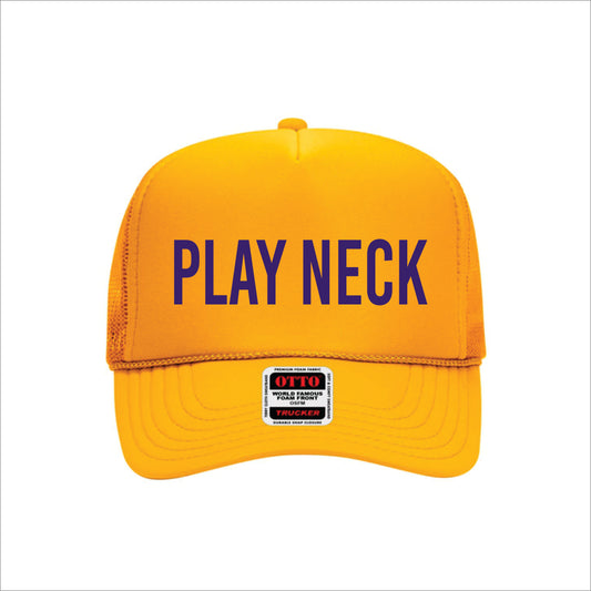 'Play Neck' Gold Hat